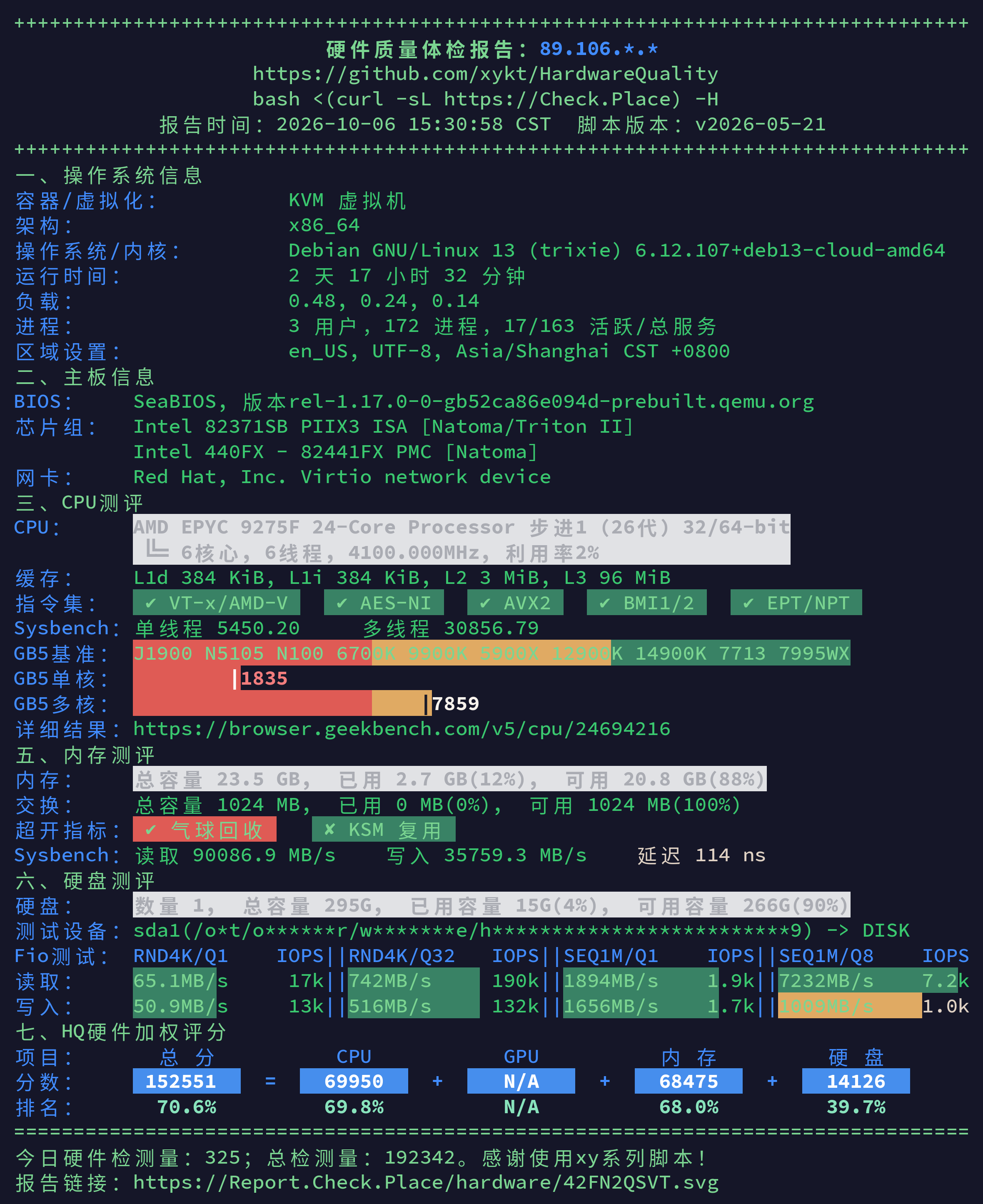 本机硬件测试